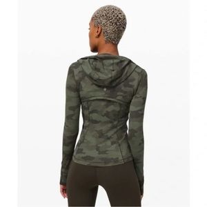 Lululemon Hooded Define Jacket Nulu - Green Camo